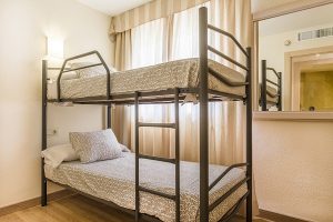 In den Familienapartments können bis zu 6 Leute untergebracht werden.